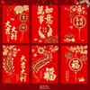 Nuevos de Gran Venta Ruixiang Año del Caballo 2026 30K Dorado Perlado Lámina de Oro Dorado Arcoíris Creativos Sobres Rojos para Año Nuevo al por Mayor