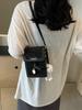 Bolso plateado para mujer 2024 nueva moda de verano bolso de hombro super popular bandolera bolso para teléfono móvil bolso cuadrado pequeño