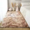 Alfombra Gruesa y Suave para Dormitorio, Alfombra de Mesita de Noche Moderna y Resistente a Manchas, Adecuada para Ventana, Balcón, Sala de Estar y Cobertura de Habitación Completa, Alfombra de Lana de Seda