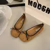 Zapatos Nuevos Estilo Coreano Suaves Planos Bajos sin Cordones para Mujer, Mocasines Casuales Vintage, Mocasines de Gamuza, Primavera y Otoño 2026