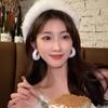 Diadema de Felpa Nuevo Diseño de Nicho de Moda Sentido Accesorios para el Cabello Diadema Elegante Única de Alto Sentido para Mujer