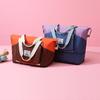 Nova bolsa de viagem expansível feminina portátil de grande capacidade Oxford pano saco de bagagem de viagem saco de armazenamento saco Sports Fitness Bag