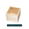 Caja de almacenamiento organizadora de certificados de madera vintage para cosméticos y joyas de escritorio, caja de madera con esquinas cortadas práctica
