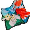 Nuevo Bufanda Cuadrada de Seda de Morera de 12 Mmi 90 Cuadrados Borde Rizado Moda para Mujer Bufanda para la Cabeza Chal Bufanda de Seda En Vivo