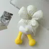 Goma de pelo con Scrunchie de trasero de Mickey de Dibujos Animados para Mujer Lindo Accesorio para el Cabello de Lunares Mickey Mouse Gorro para la Cabeza con Scrunchie