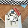 Set de papelería con temática de dibujos animados, que incluye un regalo decorativo, un clip para sellar sobres, un clip para notas y un clip de PP - un pequeño artículo lindo para niñas y estudiantes
