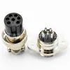Soquete de Aviação GX16 2/3/4/5/6/7/8/9/10 Soquete Plugue Diamante Conector M16