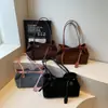 Bolso Transfronterizo de Gran Capacidad Estampado de Leopardo para Mujer 2025 Nuevo Otoño e Invierno Retro Versátil Bolso de Hombro Bolso Tote para Viaje