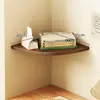 Estante de Pared, Estante Triangular, Estante de Almacenamiento Encima del Escritorio, Organizador para Libros y Papelería, Solución para Ahorrar Espacio