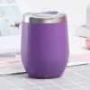 Amazon Mismo Modelo Taza Huevo Swig 12 Oz Acero Inoxidable 304 Termo Taza Copa de Vino Forma de U Termo Personalización
