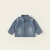 Chaqueta para Niños 2026 Otoño Nuevo Estilo Top de Mezclilla Infantil Atuendo de Otoño para Bebé Ropa Moderna para Niños