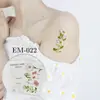Nuevas Pegatinas de Tatuaje de Flores Impermeables de Rui Ka Long, Pegatinas Faciales, Pegatinas para Brazos, Unisex, Pequeñas Pegatinas de Margarita Más Vendidas