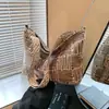 Bolsa Tote Texturizada Novo Estilo 2026 Primavera Bolsa de Grande Capacidade Moda Tendência Feminina Personalizada Ombro Transversal