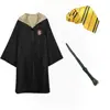 Túnica Mágica de Harry Potter Disfraz de Cosplay Uniforme de Academia Disfraz de Halloween Túnica de Actuación Capa Atuendo de Actuación