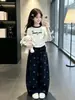 Conjunto de Ropa de Otoño para Niñas 2026 Nuevo Estilo Estilo Coreano Camiseta de Manga Larga Superior Pantalones Casuales para Niños Conjunto de Dos Piezas Primavera y Otoño