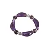 Nuevo Pulsera de Amatista Natural con Cuentas Uva Helada Nuevo Estilo Chino Diseño Original de Nicho Pulsera de Mano Exquisita y Fresca