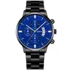 Relógios masculinos com pulseira de aço calendário mostrador grande relógios de quartzo relógios masculinos transfronteiriços relógios masculinos de comércio exterior fábrica de atacado vendas diretas