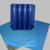 Película protectora autoadhesiva de acero inoxidable PE azul aleación de aluminio pintura película metálica ancho 50 cm 5 hilos adhesivo medio 100 metros