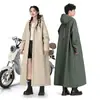 Impermeable Eléctrico Beimei, Protección Larga para Lluvia de Cuerpo Completo para Adultos, Poncho de Lluvia Grueso y Ampliado para una Persona, Impermeable para Mujer