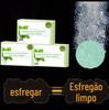 Pastilhas efervescentes para limpeza de pisos domésticos, limpador de pisos de mármore e azulejo, removedor de fragrâncias e odores para ambientes internos.
