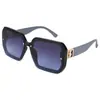 Gafas de Sol Poligonales Anti-UV Nuevas de Celebridad de Internet al por Mayor Estilo Coreano Ins Montura Grande Gafas de Sol de Moda para Hombres y Mujeres