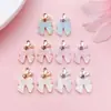 Colgante de Corazón Incrustado Mariposa de Circonita Combinado Estilo Ins Pulsera Hecha a Mano para Niñas Collar Accesorios de Joyería Venta al por Mayor