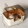 Caixa de Areia para Gatos Extra Grande Totalmente Fechada com Tampa, Vaso Sanitário para Gatos com Esterilização UV, Suprimentos para Animais de Estimação da Fábrica de Origem