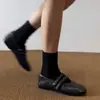 Zapatos planos de ante de oveja súper suaves estilo vintage con velcro para mujer, nuevos 2026 versátiles y cómodos zapatos Mary Jane para mujer
