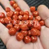 Cor Jade Vermelho Estilo Antigo Contas Pedra Preciosa Contas Soltas Sangue de Galo Vermelho Quartzo Verde Seco Contas Cilindricas de Jade Contas Espaçadoras Lu Lu Tong Acessórios para Joias