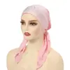 Tela de Poliéster Elástico AliExpress Gorro para Quimioterapia con Perforaciones Calientes para Mujer Pañuelo para la Cabeza