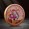 Moedas Commemorativas de Metal Personalizadas, Moedas de Ouro e Prata, Moedas Zodiacais Commemorativas do Ano da Serpente, Insígnias de Metal, Medalhas, Brindes Corporativos, Personalizado