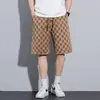 Pantalones Cortos de Seda Helada de Verano para Hombre Delgados Transpirables de Secado Rápido Sueltos Casuales Deportivos de Caña Recta de Marca Moderna Atractivos Pantalones de Cinco Puntos
