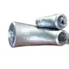 Enviado de fábrica acero al carbono sin costura integral reductor cónico integral estampado soldadura tamaño diámetro de doblado codo de 90 grados