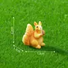 Micro-paisagem Esquilo Realista Pinheiro de Boas-Vindas Tocos de Madeira Série Ornatos DIY para Paisagismo de Jardim com Pingentes Pendurados Pequenos Ornatos