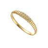 Nueva pulsera de acero de titanio fundido de alto sentido de venta caliente transfronteriza Europa y Estados Unidos personalidad Europa y Estados Unidos Joker moda 18K