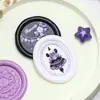 Venta Caliente Transfronteriza Sello de Cera Cabeza de Sello Serie Belleza Vestido de Princesa Flores Sombrero para el Sol Vestirse Cabeza de Cobre en Relieve