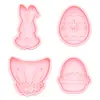 Molde Pascua Conejo Simulación Molde Huevo Pascua Molde Pastel Molde Chocolate Galleta Horneado