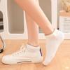 Calcetines de encaje para mujer al por mayor, calcetines tobilleros invisibles de estilo moderno, suaves de algodón y resistentes al olor
