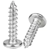 Tornillos Autorroscantes de Cabeza Plana Hexagonal Biselada en Stock M2~M10, Resistentes a la Corrosión y al Óxido, Específicamente para Instalación en Placa Delgada