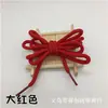 En stock 5 mm cuerda redonda sólida de poliéster de colores cuerda para la cintura cuerda para sombrero cordón accesorios para la ropa cuerda tejida venta al por mayor