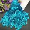 Encaje de Flecos Ancho 15cm 20cm 30cm Lentejuelas Borla Adorno de Encaje para Danza Latina