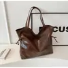 Bolso Cubo Portátil Casual 2024 Otoño e Invierno Estilo Nuevo Simple para Viajar Gran Capacidad Bolso de Mujer Bolso Tote de Hombro Único Bolso Grande para Mujer