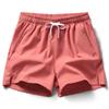 Pantalones cortos de tres puntos para comercio exterior de secado rápido para entrenamiento y baloncesto para hombre, pantalones de seda helada para hombre, pantalones delgados holgados para hombre, pantalones deportivos para correr para hombre