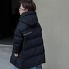 Jaqueta de Penas Média Infantil Meninos Inverno 2025 Nova Roupa Infantil Meninas Penas de Pato Branco Quente Roupa de Inverno Engrossada Coreana