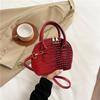 Mini Bolso Cruzado Estilo Coreano, Bolso de Mano de Textura Simple Estilo Coreano a la Moda 2025 Nuevo Estilo Bolso Concha de Un Solo Hombro