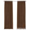 Cortinas de Terciopelo de Visón Escandinavo de Gama Alta Acabadas Lujo Accesible Opacas Engrosadas Color Sólido Empalmado Terciopelo Sala de Estar y Dormitorio Americano