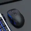 Ratón inalámbrico personalizado, recargable, modo dual 2.4G, funcionamiento silencioso, adecuado para juegos, laptops y computadoras de escritorio - un accesorio universal