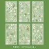 Paquete de Pegatinas para Planificador Plantas Flores Hojas Retro PET Pegatinas para Planificador Infantil Decoración DIY Pegatinas para Vasos Regalo