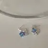 Pendientes de Perlas Tachonados con Diamantes de Azúcar de Colores al por Mayor, Colgantes de Cristal Cool de Alta Gama, Pendientes Únicos de Nicho que Realzan el Tono de Piel para Mujeres