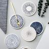 Alfombrilla Aislante Personalizada Posavasos para Té Redondo Patrón Estilo Japonés Alfombrilla para Bol Alfombrilla para Tetera Posavasos Absorbente de Tierra de Diatomeas Estilo Nórdico